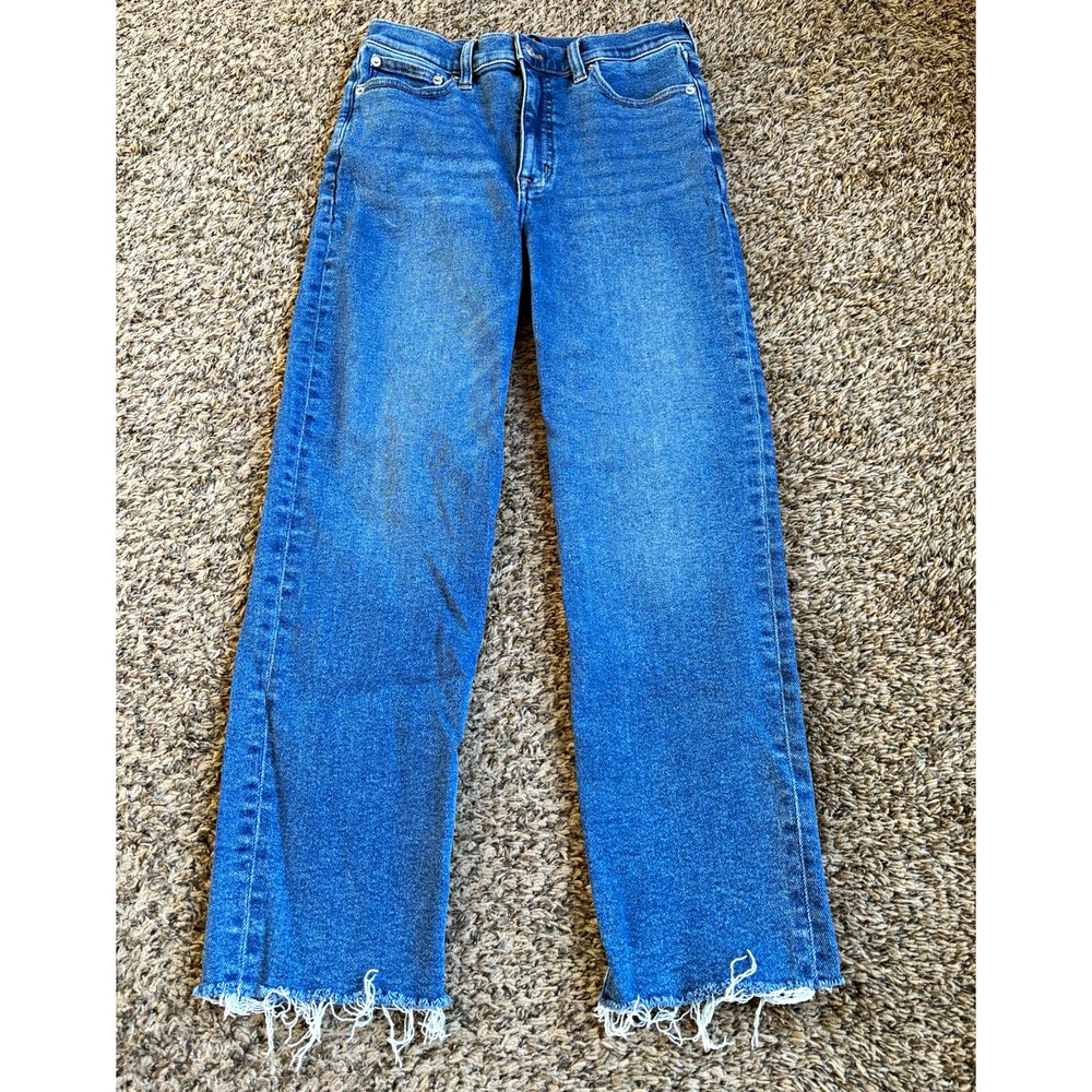 J.Crew Stovepipe Jean With Cut Hem In Signature Stretch+ For Women size 28
